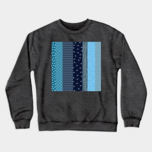 Blue Stripes Crewneck Sweatshirt